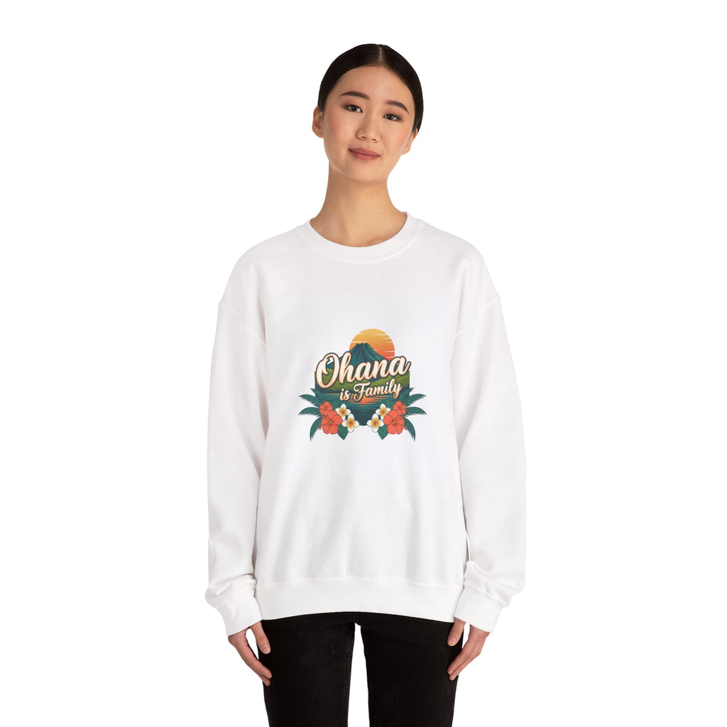 Crewneck Sweatshirt - Island Charm with Ohana Vibe