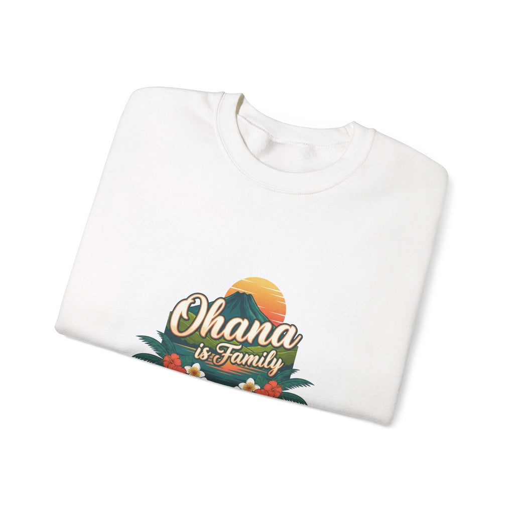 Crewneck Sweatshirt - Island Charm with Ohana Vibe
