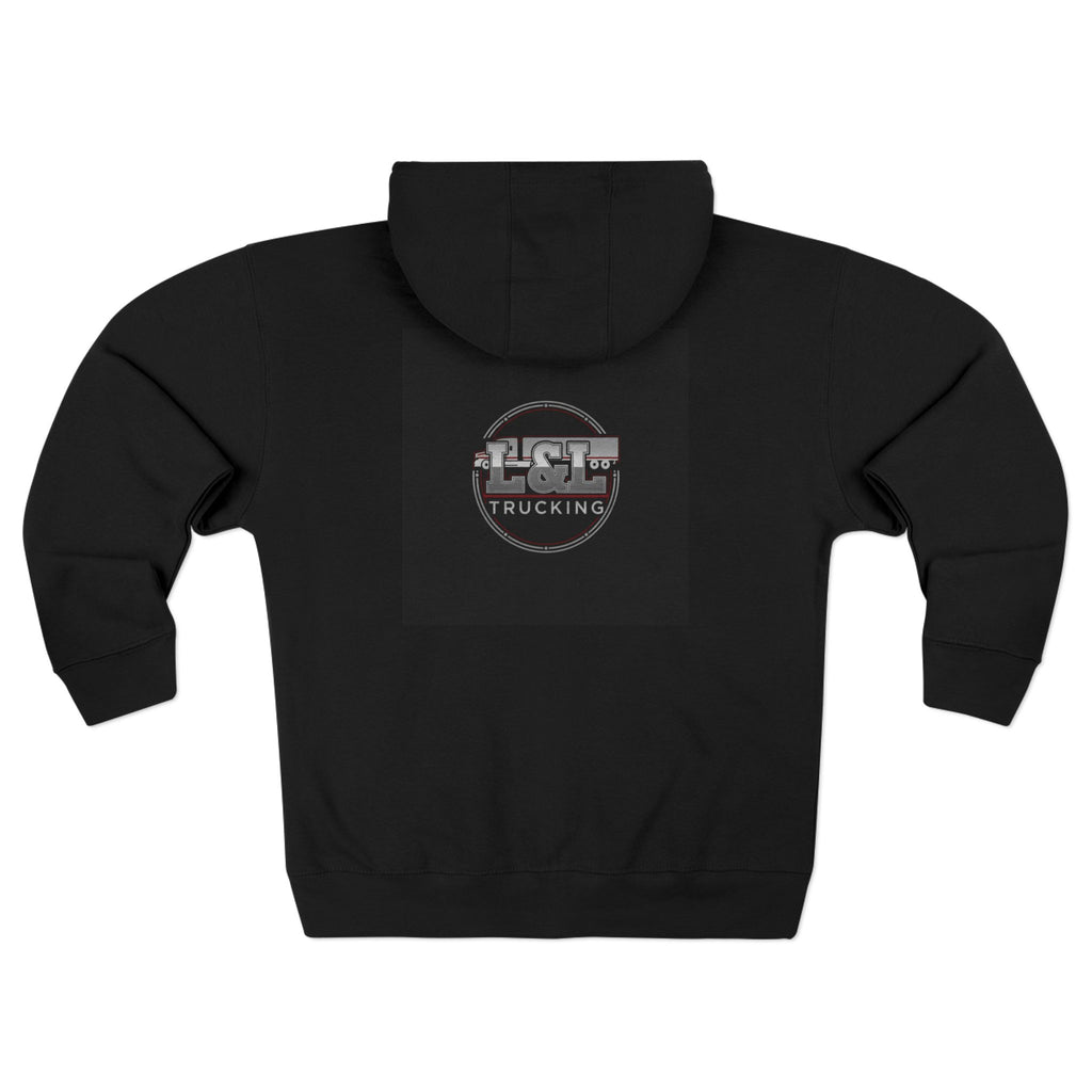 Delivery Driver Zip Hoodie — Soft Brushed Fleece Road-Ready Zip-Up