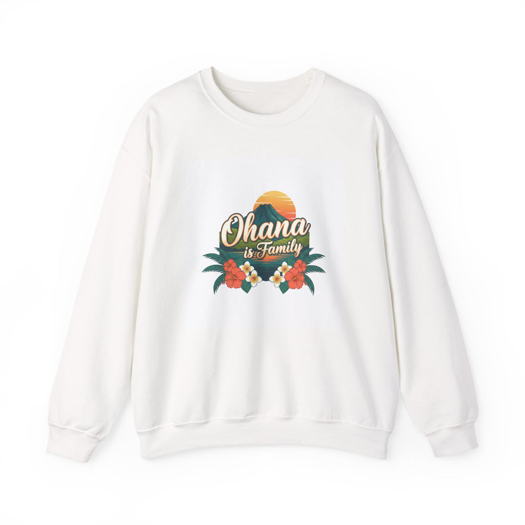 Crewneck Sweatshirt - Island Charm with Ohana Vibe