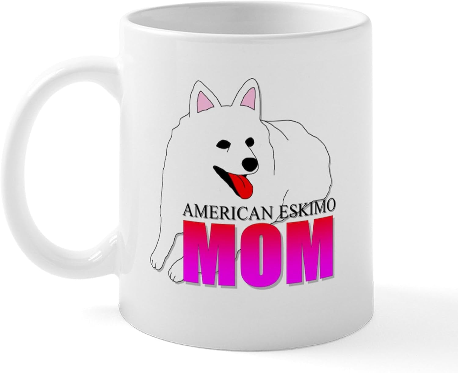 American Eskimo Dog Mom Mug 11 Oz (325 Ml) Ceramic Coffee Mug