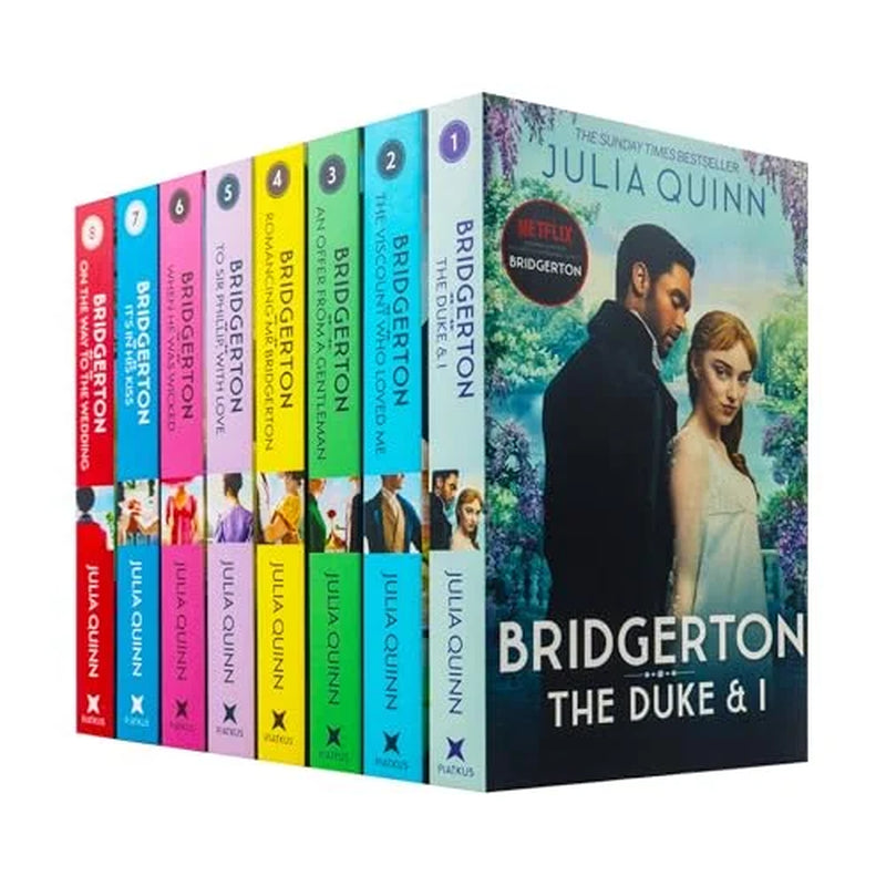 Bridgerton Family Book Series Complete Books 1 - 8 Collection Set by  NETFLIX