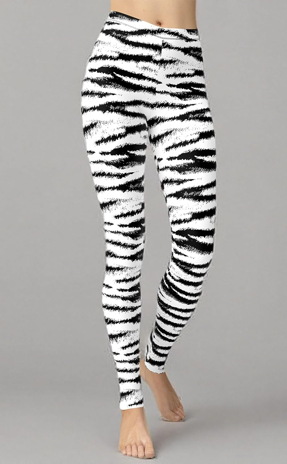 Women'S Leopard Printed Leggings Animal Skin Brushed Buttery Soft Tights