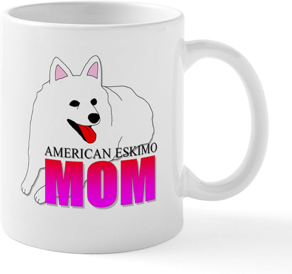American Eskimo Dog Mom Mug 11 Oz (325 Ml) Ceramic Coffee Mug