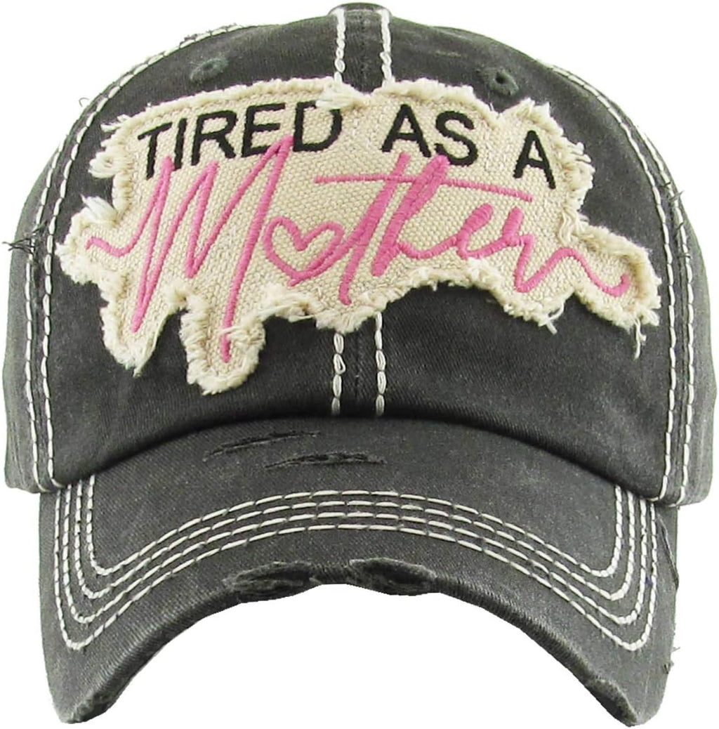 Distressed Vintage Baseball Cap - Embroidered Patch Women'S Hat - Holiday, Lifestyle & Patriotic Designs