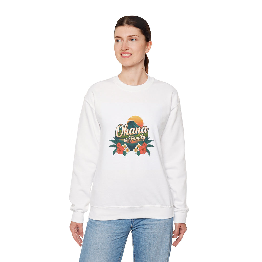 Crewneck Sweatshirt - Island Charm with Ohana Vibe