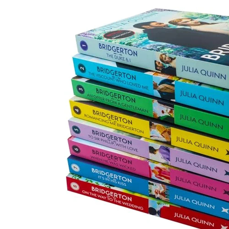 Bridgerton Family Book Series Complete Books 1 - 8 Collection Set by  NETFLIX