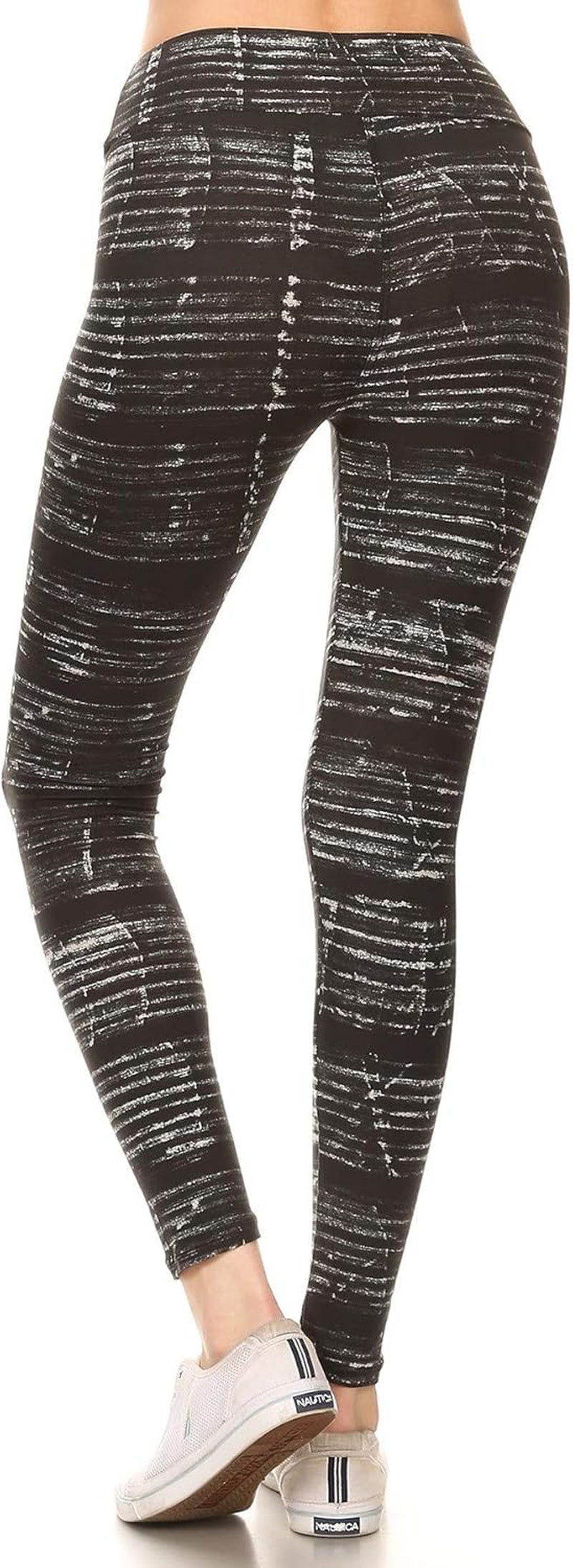 High Waisted Tie Dye & Fabric Print Leggings for Women - Reg, Plus, 1X3X, 3X5X