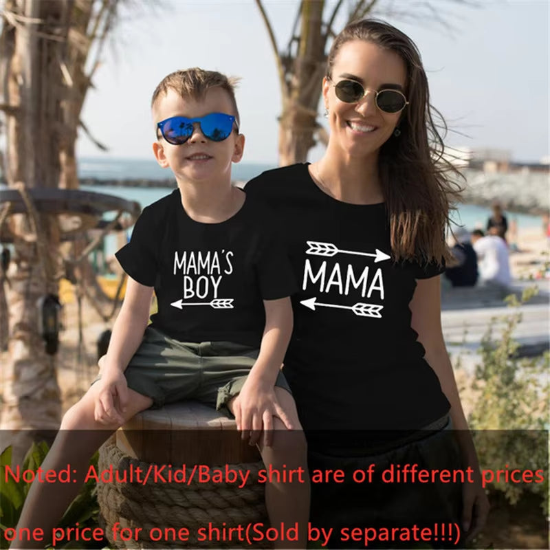 Son of Queen Mother of a Prince Mommy and Son Shirts Mommy and Kid Baby Boy Matching Tshirts Summer Matching Family Tshirts