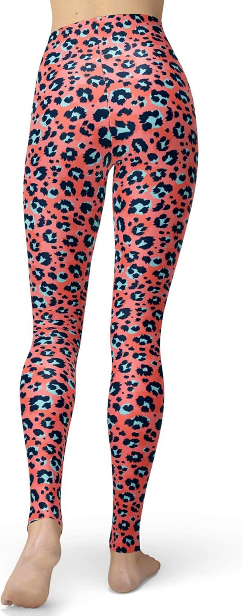 Women'S Leopard Printed Leggings Animal Skin Brushed Buttery Soft Tights