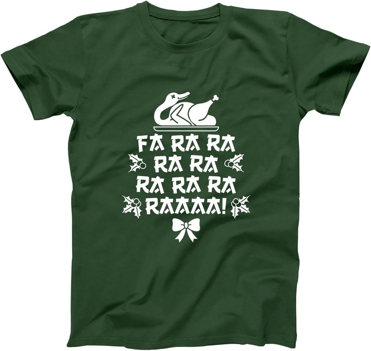 FA Ra Ra Funny Xmas Turkey Duck Christmas Holiday Dinner Mens Shirt