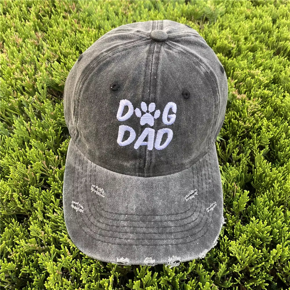 Outdoor Sport Baseball Caps Summer Fashion Letters DOG DAD DOG MOM Embroidery Adjustable Men Women Gorra Caps Bone Hip Hop Hats
