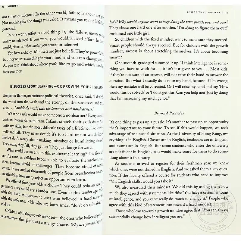 Mindset the New Psychology of Success English Book by Carol S. Dweck Foreign Literature Inspirational Book