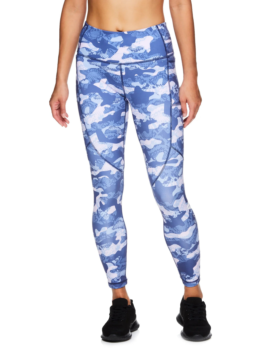 Women'S Essential High Rise Printed Leggings with Side Pockets