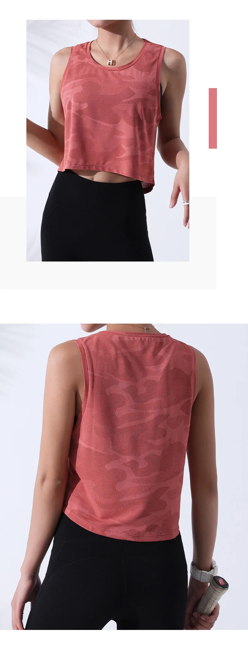 Women Camouflage Running Vest Fitness Crop Top Sleeveless Mesh Yoga Shirts Breathable Workout Gym Tank Tops Female Sportswear