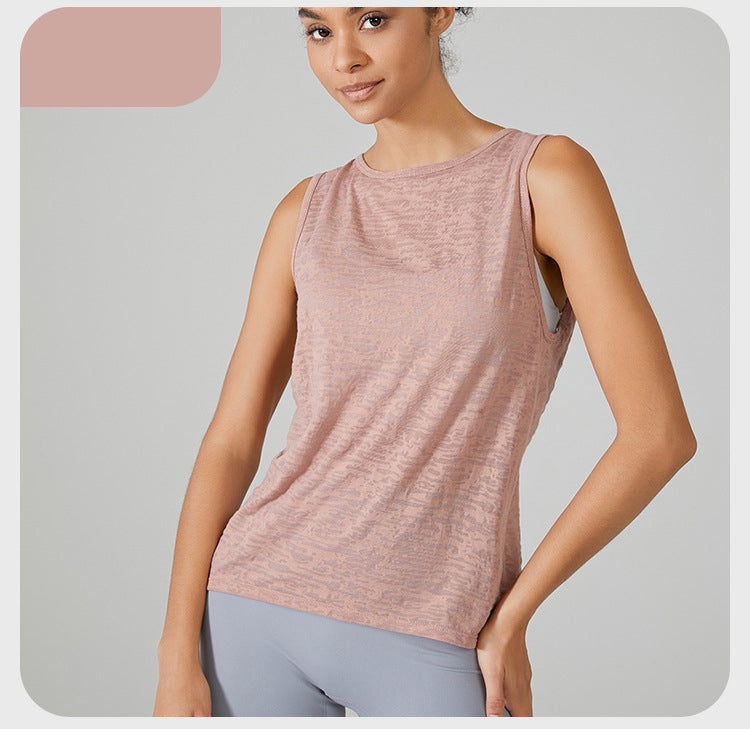 Sleeveless Racerback Workout Tank Tops for Women, Gym Running Training Yoga Shirts, Women Athletic Fitness Sport Yoga Vest