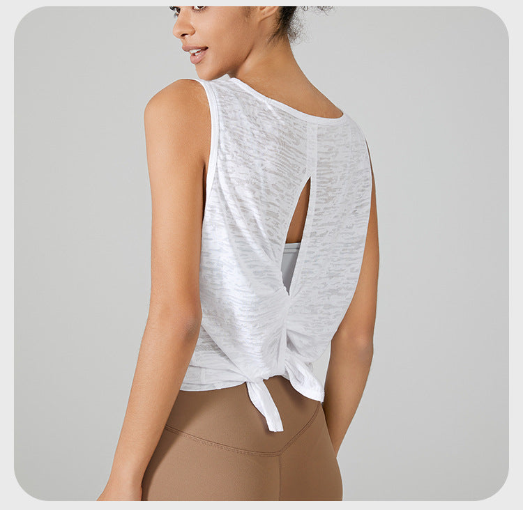 Sleeveless Racerback Workout Tank Tops for Women, Gym Running Training Yoga Shirts, Women Athletic Fitness Sport Yoga Vest