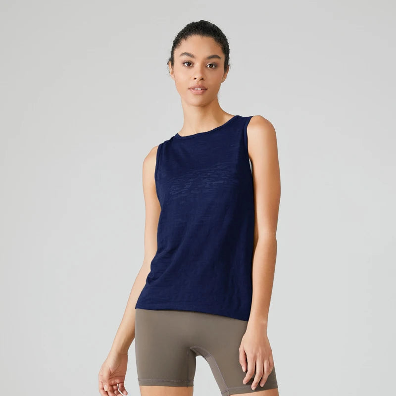 Sleeveless Racerback Workout Tank Tops for Women, Gym Running Training Yoga Shirts, Women Athletic Fitness Sport Yoga Vest