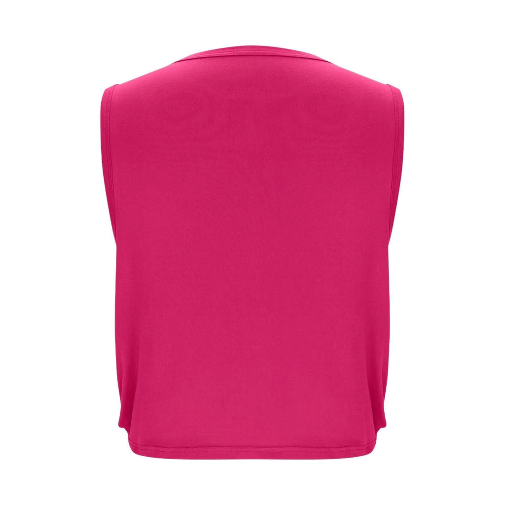 Women Sleeveless Yoga Tops Breathable Blouse Cover Up Gym Workout Cool T-Shirt Running Short Tank Crop Top Athletic Vest