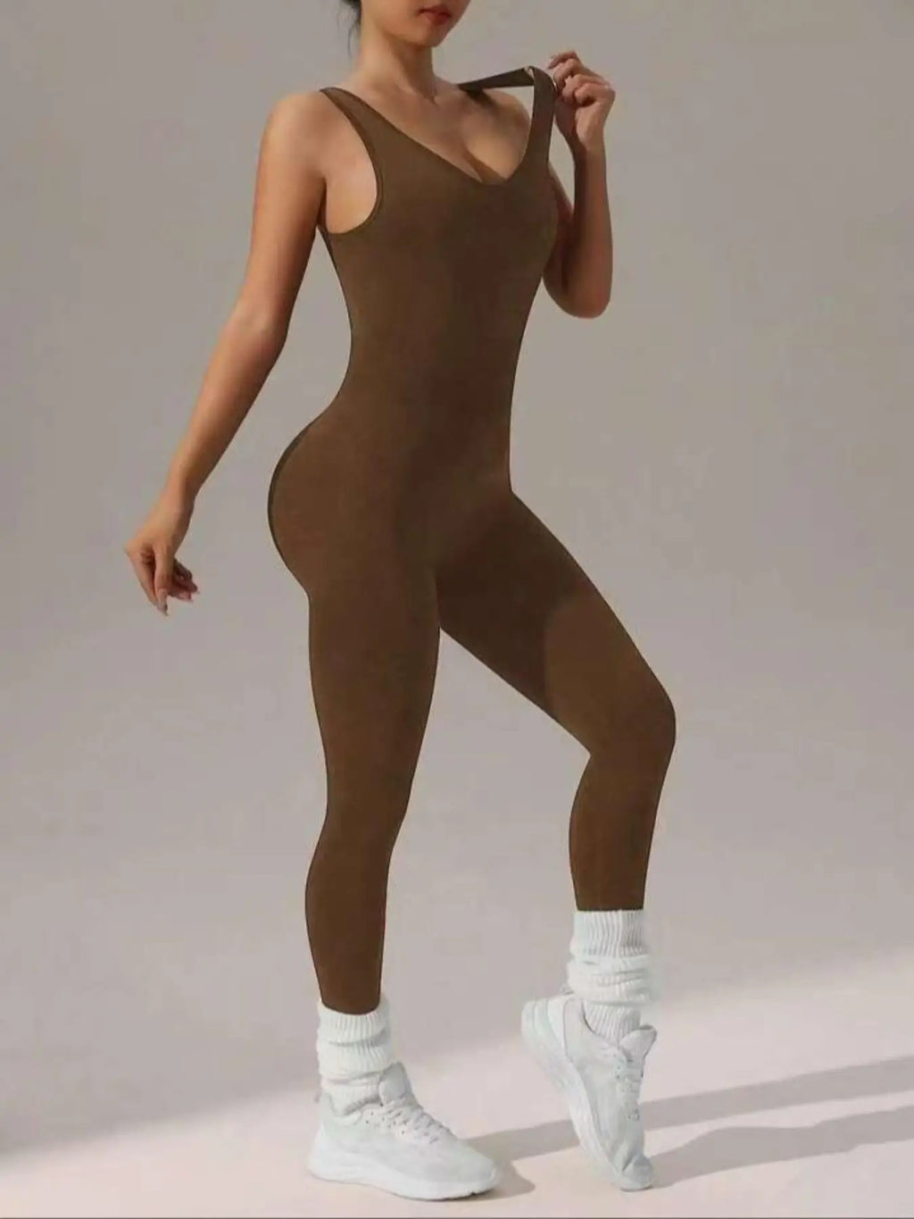 4 colors available Women's vest trousers jumpsuits - sexy hollow vest design - elastic and soft yoga running suit