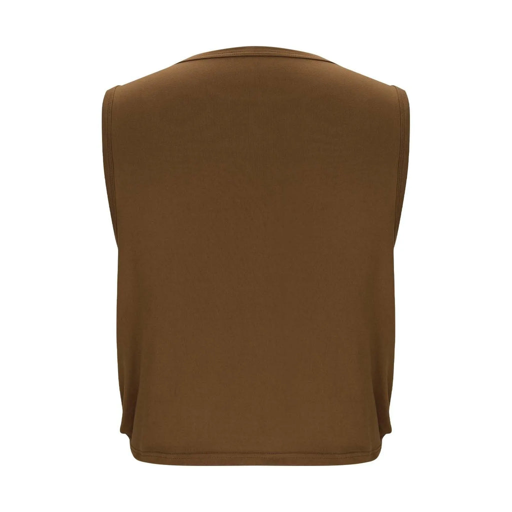 Women Sleeveless Yoga Tops Breathable Blouse Cover Up Gym Workout Cool T-Shirt Running Short Tank Crop Top Athletic Vest