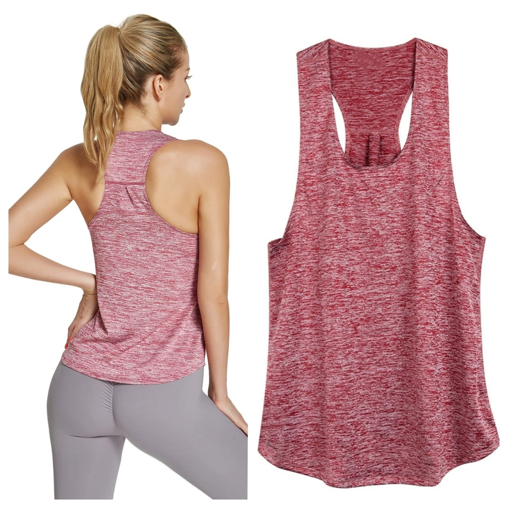 Women's Activewear: Solid Wrap Back Sports Tank Tops - Sleeveless, Breathable & Asymmetrical Hem Fit - Perfect For Fitness & Wor