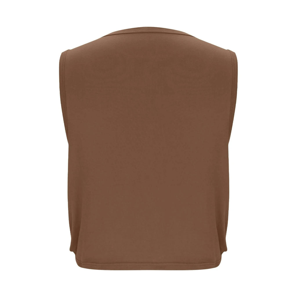 Women Sleeveless Yoga Tops Breathable Blouse Cover Up Gym Workout Cool T-Shirt Running Short Tank Crop Top Athletic Vest