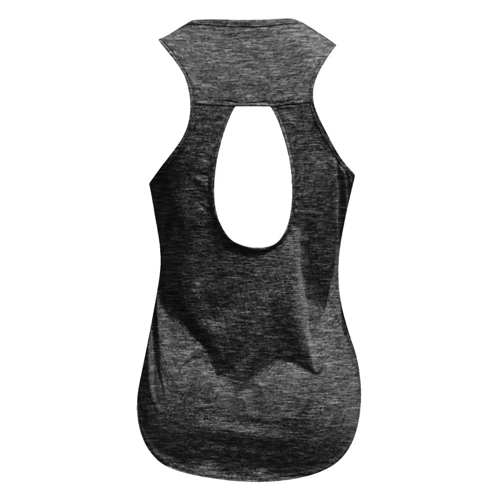 Women Yoga Tops  Sexy Tank Tops Loose Thin Sports Vest Breathable Sleeveless T-shirt Gym Fitness Running Shirts Girls