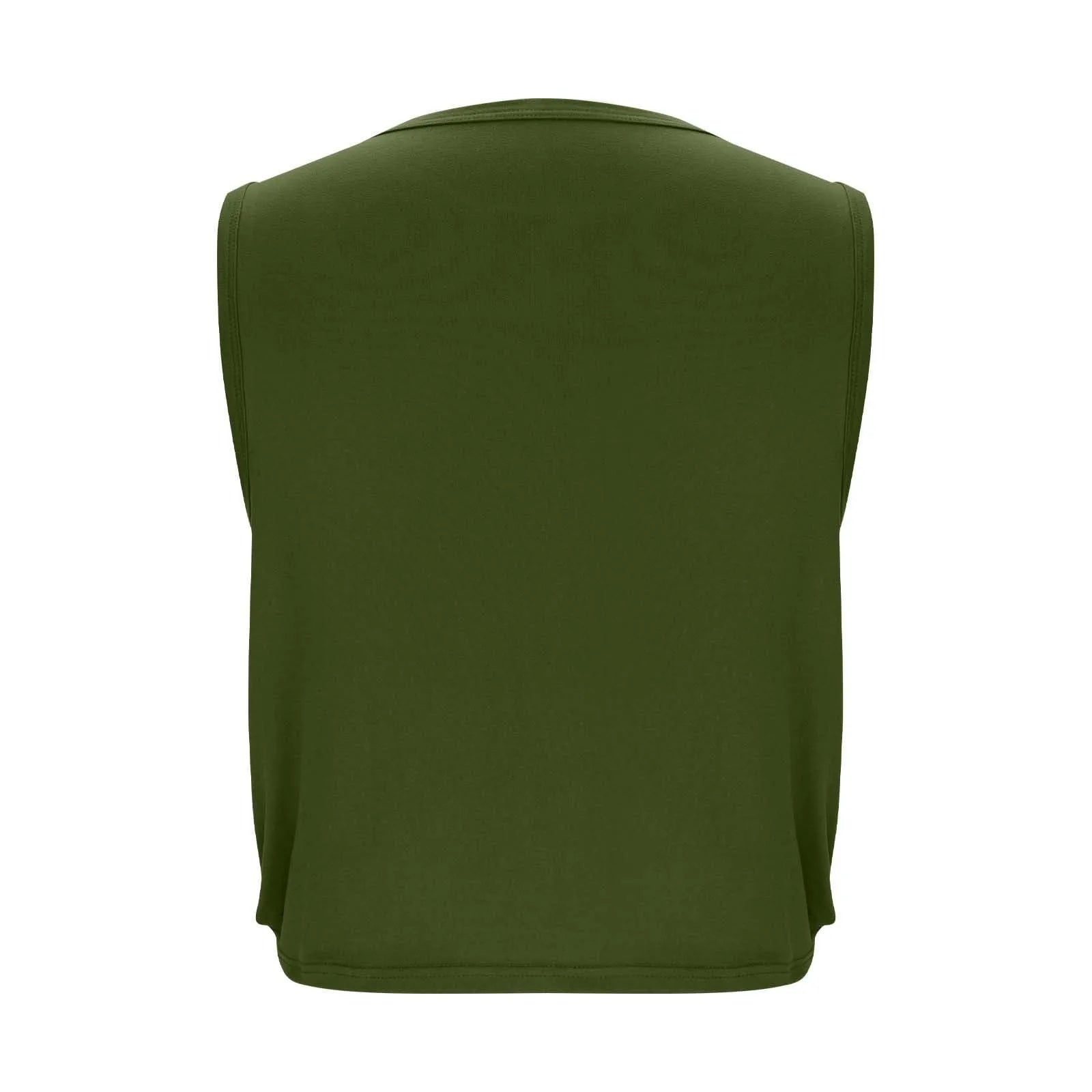 Women Sleeveless Yoga Tops Breathable Blouse Cover Up Gym Workout Cool T-Shirt Running Short Tank Crop Top Athletic Vest