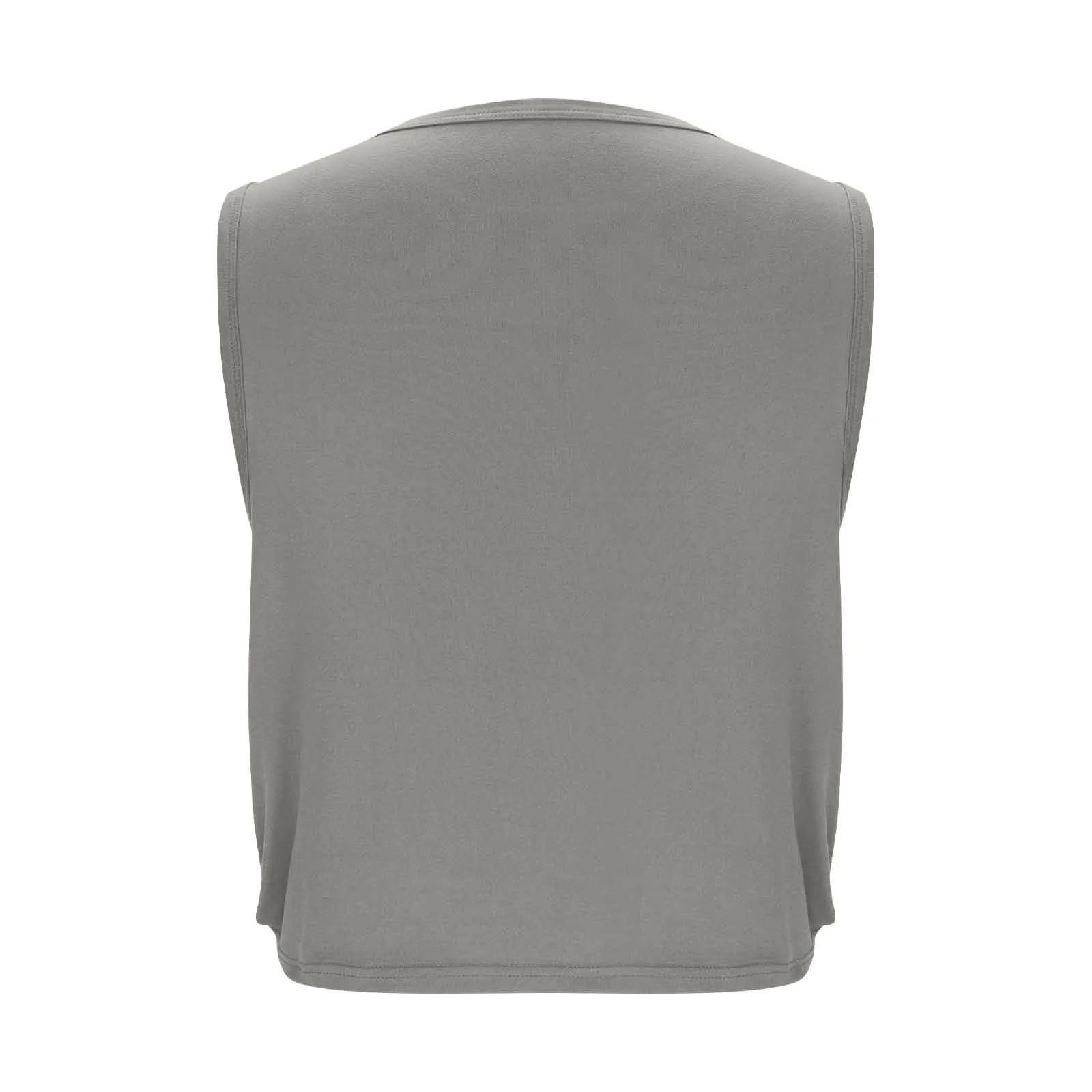 Women Sleeveless Yoga Tops Breathable Blouse Cover Up Gym Workout Cool T-Shirt Running Short Tank Crop Top Athletic Vest