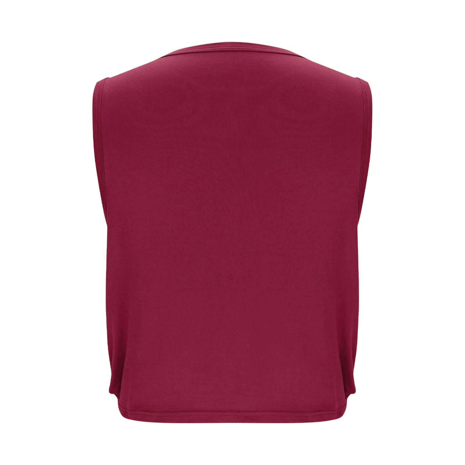 Women Sleeveless Yoga Tops Breathable Blouse Cover Up Gym Workout Cool T-Shirt Running Short Tank Crop Top Athletic Vest