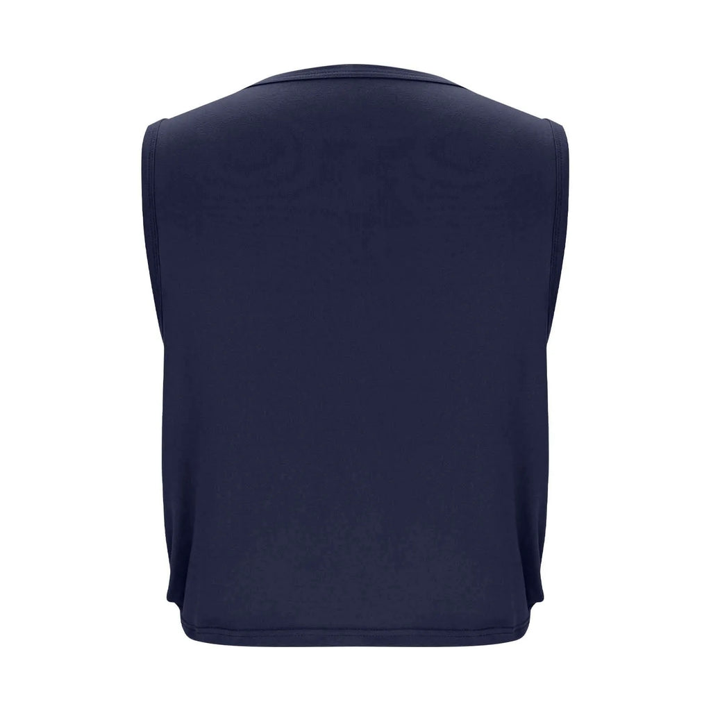 Women Sleeveless Yoga Tops Breathable Blouse Cover Up Gym Workout Cool T-Shirt Running Short Tank Crop Top Athletic Vest