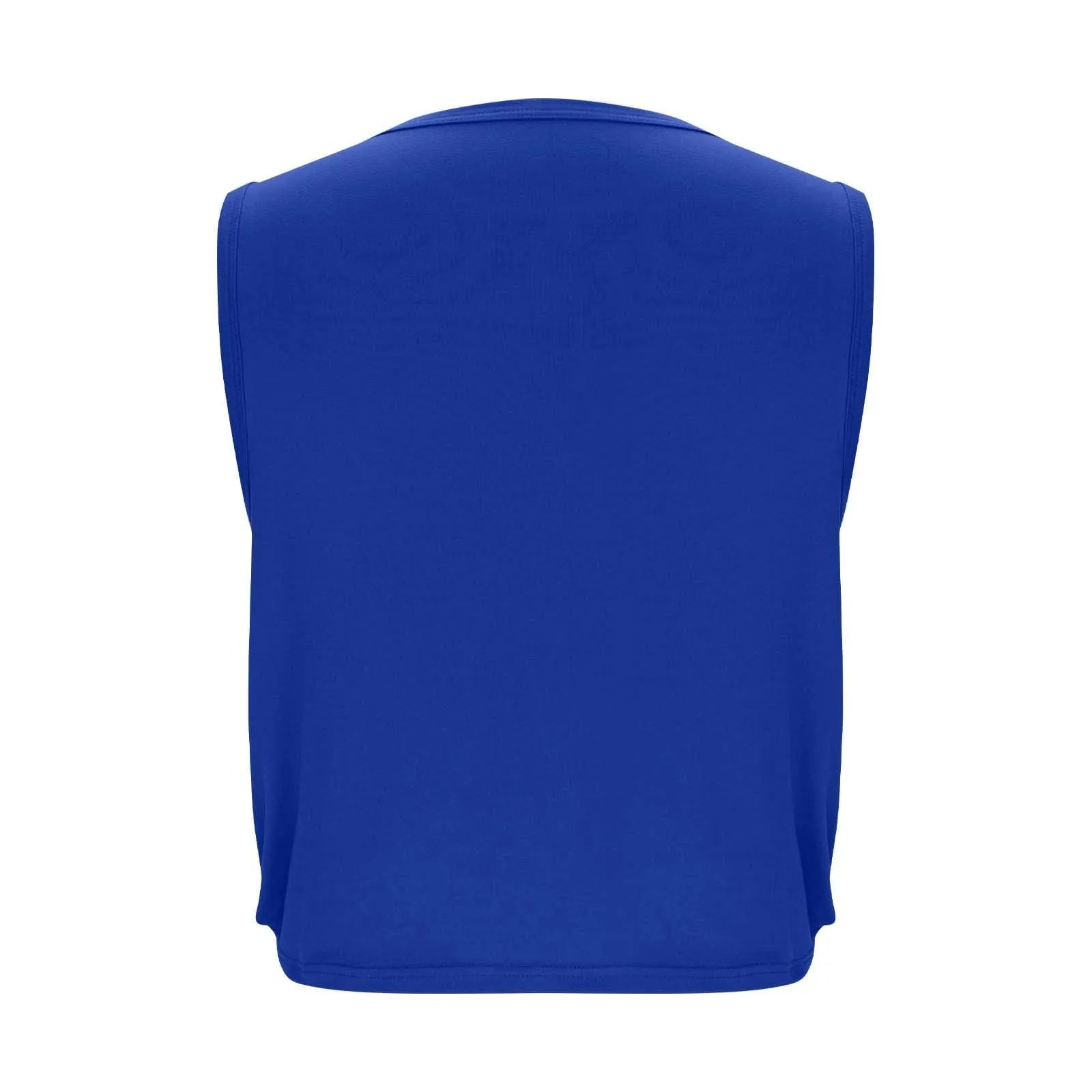 Women Sleeveless Yoga Tops Breathable Blouse Cover Up Gym Workout Cool T-Shirt Running Short Tank Crop Top Athletic Vest