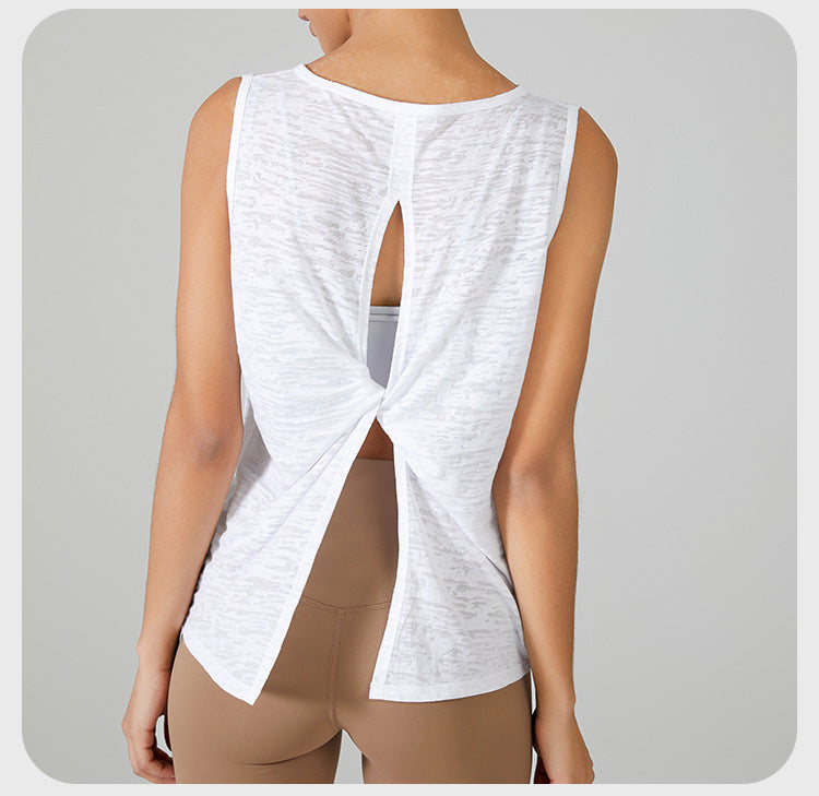 Sleeveless Racerback Workout Tank Tops for Women, Gym Running Training Yoga Shirts, Women Athletic Fitness Sport Yoga Vest