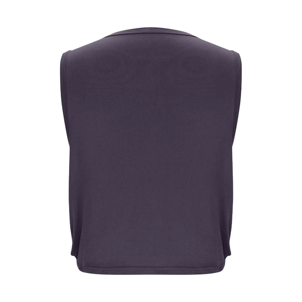 Women Sleeveless Yoga Tops Breathable Blouse Cover Up Gym Workout Cool T-Shirt Running Short Tank Crop Top Athletic Vest