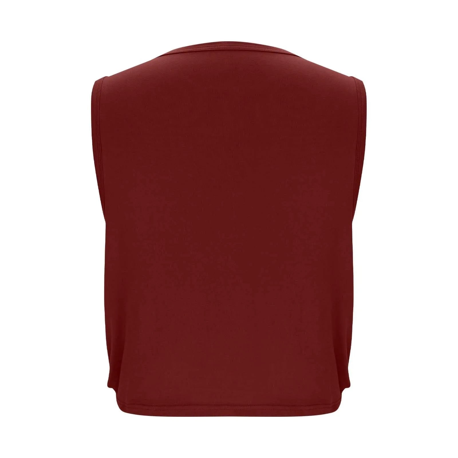 Women Sleeveless Yoga Tops Breathable Blouse Cover Up Gym Workout Cool T-Shirt Running Short Tank Crop Top Athletic Vest