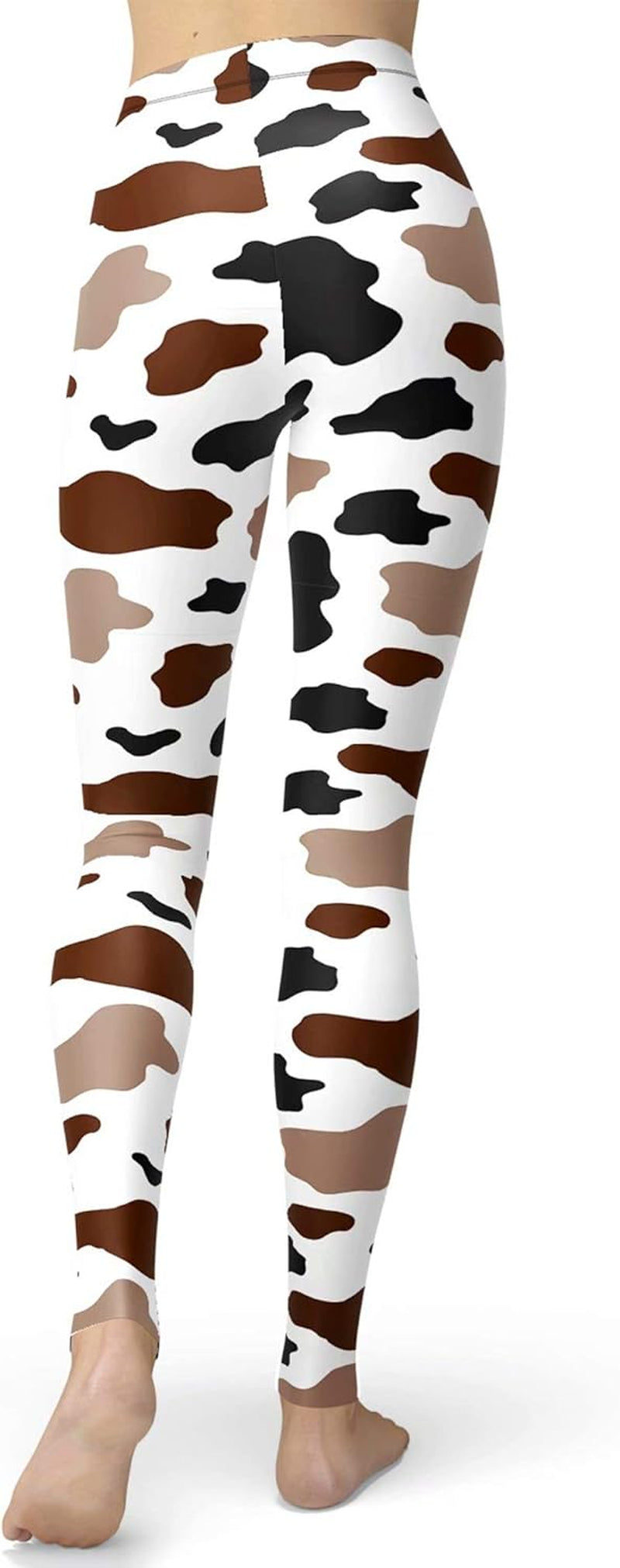 Women'S Leopard Printed Leggings Animal Skin Brushed Buttery Soft Tights