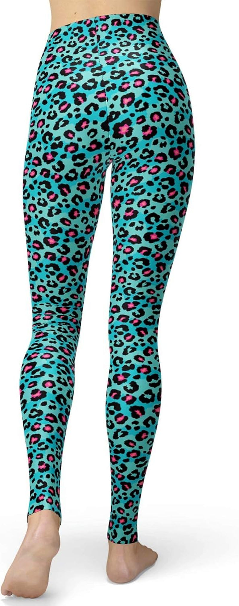 Women'S Leopard Printed Leggings Animal Skin Brushed Buttery Soft Tights