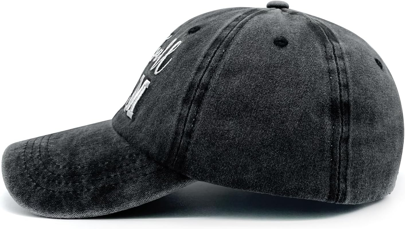 Embroidered Football Mom Hat, Football Mom Gifts for Women, Adjustable Baseball Caps for Mama