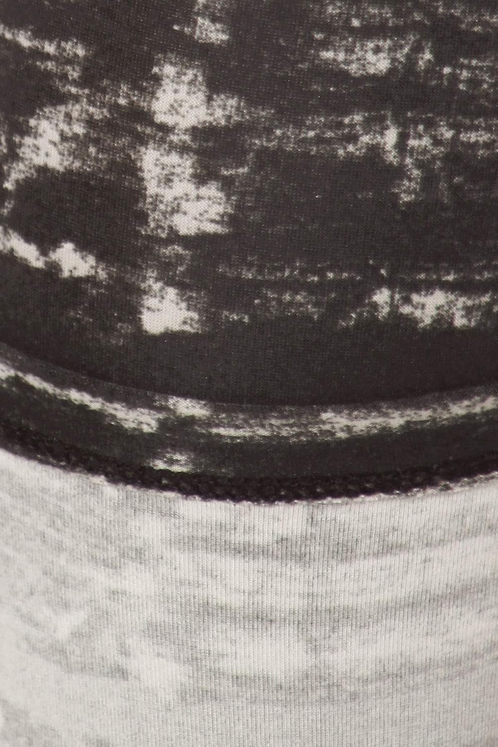 High Waisted Tie Dye & Fabric Print Leggings for Women - Reg, Plus, 1X3X, 3X5X